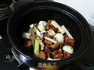 腐竹羊肉煲的做法步骤:5