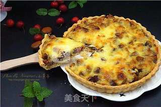 板栗牛肉粒咸派的做法步骤:32