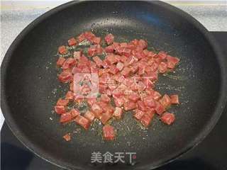 板栗牛肉粒咸派的做法步骤:12