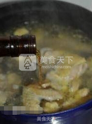 山药炖鸡的做法步骤:4