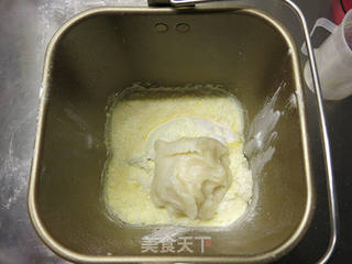 香葱肉松面包卷的做法步骤:5