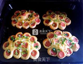 酸奶火腿花式面包的做法步骤:15