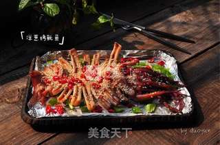 洋葱烤鱿鱼的做法步骤:7