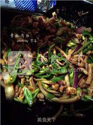 青椒炒肉的做法步骤:10