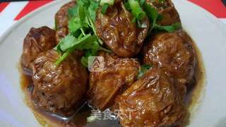 油面筋塞肉的做法步骤:11