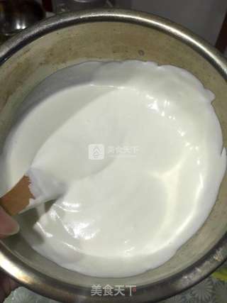 黄桃橙香慕斯蛋糕 6寸的做法步骤:10