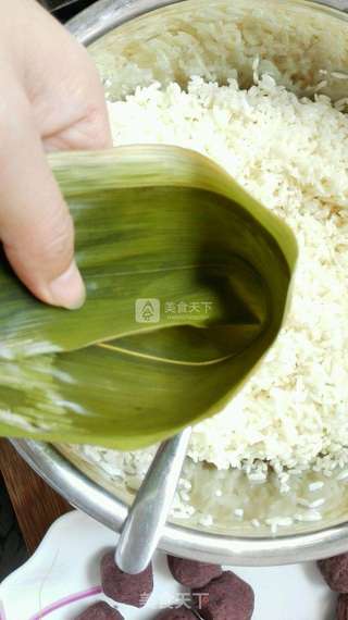 豆沙粽子(豆沙做法)的做法步骤:5