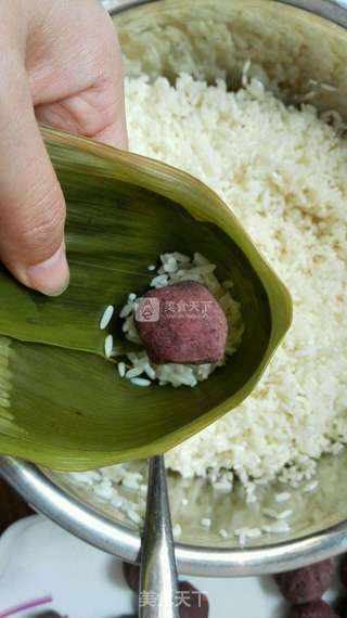 豆沙粽子(豆沙做法)的做法步骤:7