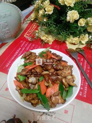蕉下客炒鸡的做法步骤:11