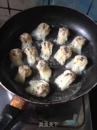 生煎扁食的做法步骤:7