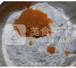 【溜溜光南瓜小馒头】---大胖南瓜变身小胖馒头的做法步骤:4