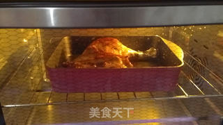 蜜汁烤鸭腿的做法步骤:9