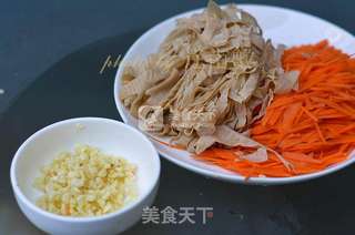 胡萝卜豆筋的做法步骤:6