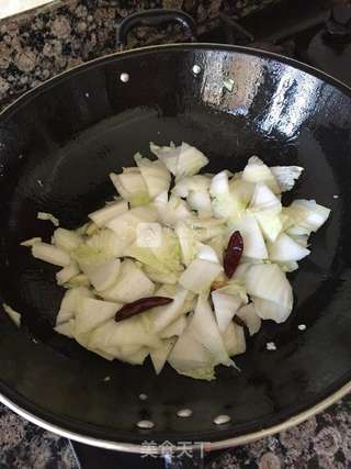 醋辣大白菜的做法步骤:4