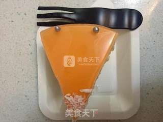 黄桃橙香慕斯蛋糕 6寸的做法步骤:19