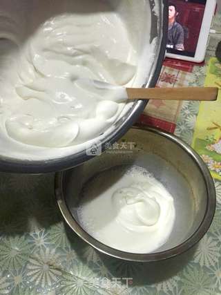 黄桃橙香慕斯蛋糕 6寸的做法步骤:9