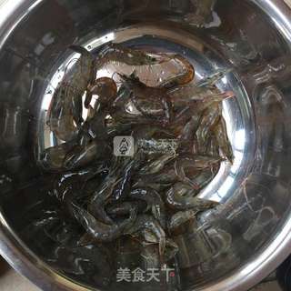 茶叶虾(烤箱版)的做法步骤:2