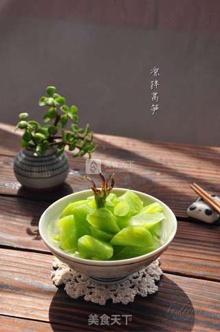 凉拌莴笋的做法步骤:6