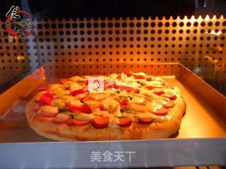 ACA ATO-TM33HT烤仆小智电子式烤箱试用【秋葵肠仔披萨】的做法步骤:26