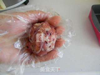 莲藕肉饼的做法步骤:8