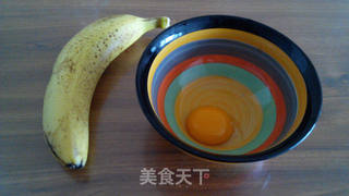 无油香蕉松饼的做法步骤：1