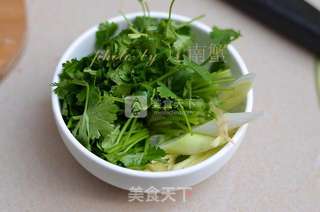 香菜萝卜的做法步骤:3