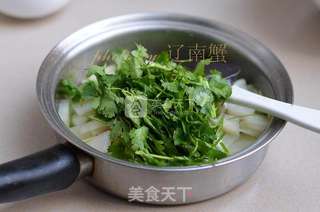 香菜萝卜的做法步骤:7