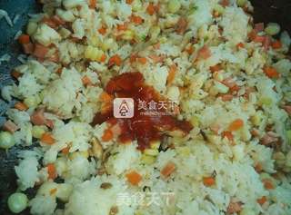 蛋包饭的做法步骤:13
