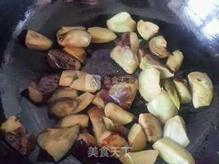 非油炸地三鲜盖饭的做法步骤:3
