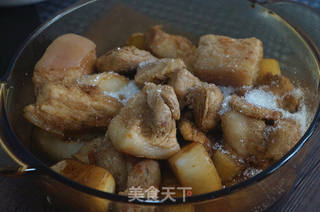 萝卜红烧肉的做法步骤:6