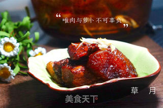 萝卜红烧肉的做法步骤:15