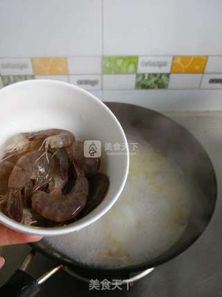 渔家汤年糕的做法步骤:5