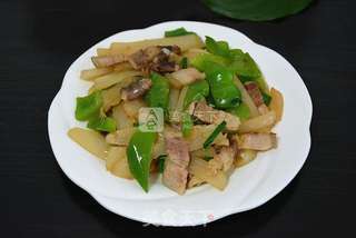 佛手瓜炒肉的做法步骤：6