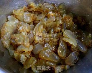 老醋黄瓜拌蜇头的做法步骤：4