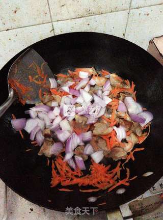 羊肉焖饭——新疆手抓饭的做法步骤:8