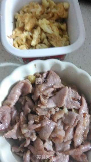 家常小炒木须肉的做法步骤:4