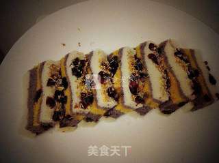 蓝莓香橙重阳糕的做法步骤:21