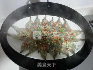 蒜蓉蒸虾的做法步骤:5