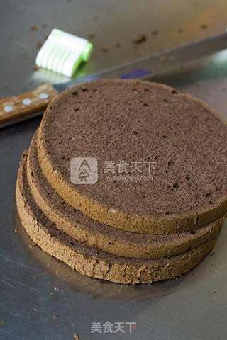 巧克力奶油蛋糕的做法步骤:10