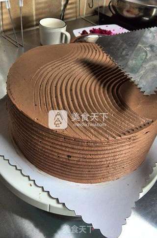 巧克力奶油蛋糕的做法步骤:19