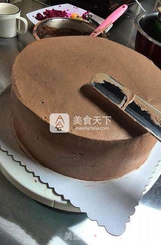 巧克力奶油蛋糕的做法步骤:18