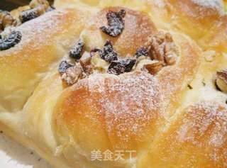 蔓越莓核桃面包的做法步骤:11