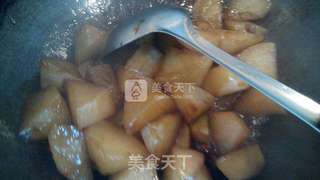红烧白萝卜的做法步骤:6