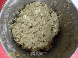抹茶杏仁饼干的做法步骤:6