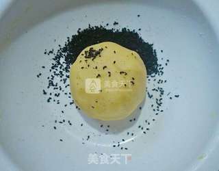 黑芝麻玛格丽特的做法步骤:6