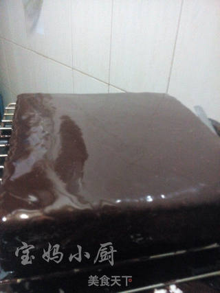 巧克力淋面蛋糕的做法步骤:10