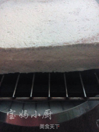 巧克力淋面蛋糕的做法步骤:7