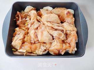 香烤芋仔鸡块的做法步骤:6