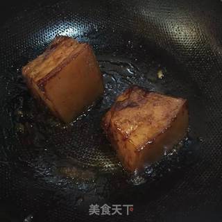 梅干菜扣肉--天仙配的做法步骤:7