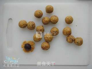 小麦胚芽芝麻球的做法步骤:6